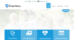 Desktop Screenshot of clinicamacro.com